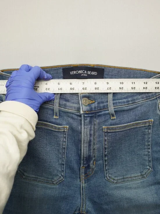 Veronica Beard Beverly High Waist Skinny Flare Leg Jeans Size 27 - Picture 12 of 13